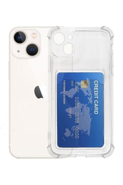 piblue iPhone 14 Plus Case with Card Holder Impact Protection Silicone + Scre...