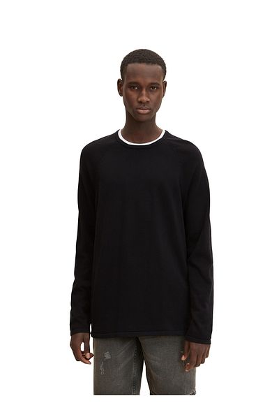 Tom Tailor Strickpullover Pullover R-Ausschnitt