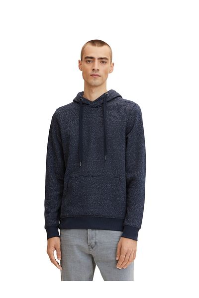 Tom Tailor Kapuzensweatshirt Hoody mit Kapuze und Streifen