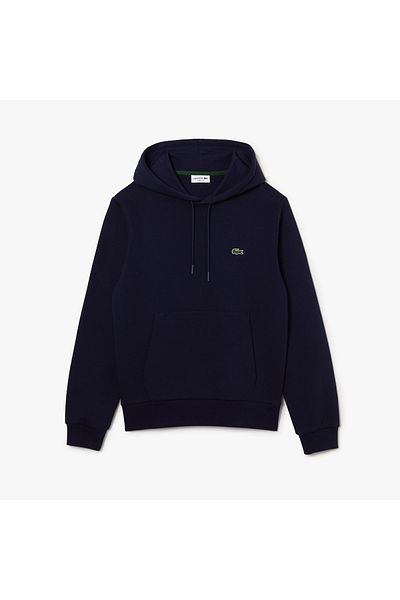 Lacoste Pullover Sweatshirt aus Bio-Baumwolle mit Kapuze und Kängurutasche