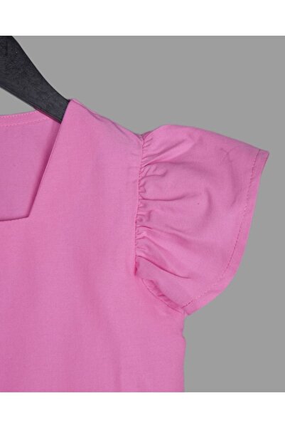 Esa Moda Square Collar Woven Shirt
