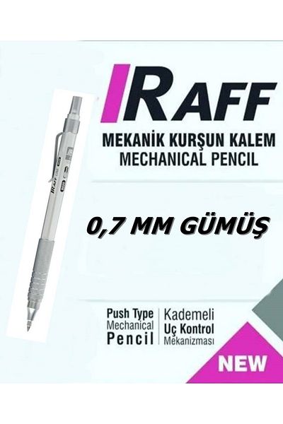 Raff Versatil Pen Silver Metal 0.7 Mm