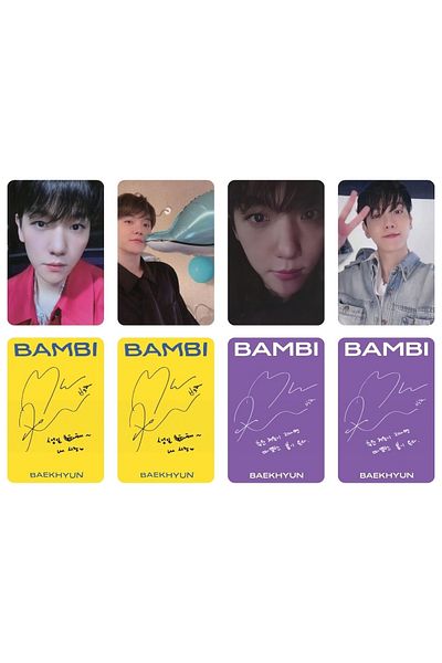 Kpop Dünyasi مجموعة ألبومات إكسو بيكهيون "بامبي" للكمبيوتر الشخصي