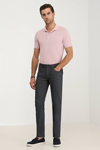 Kip Erkek Dokuma Slim Fit Casual Pamuk Karışımlı Pantolon