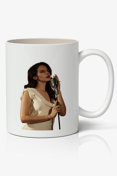 Anime Marketi كوب بورسلين أبيض من لانا ديل ري