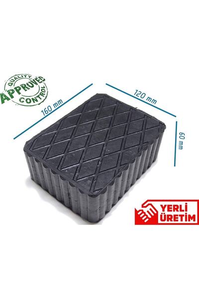 trimex Kauçuk Lift Takozu 160x120 Yükseklik 60 Mm