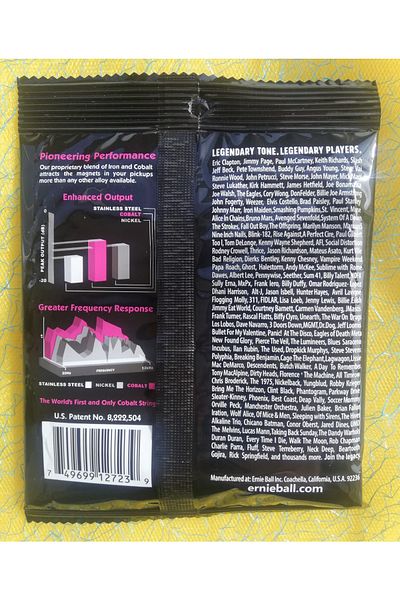 Ernie Ball Electric Guitar String 2723 Slinky Cobalt