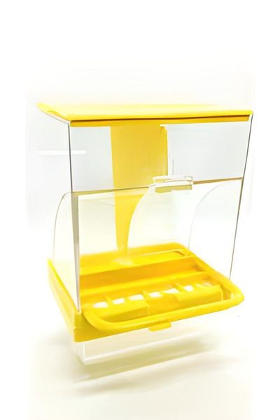 AYBİBO Smart Budgie Feeder - Quality Yellow Material