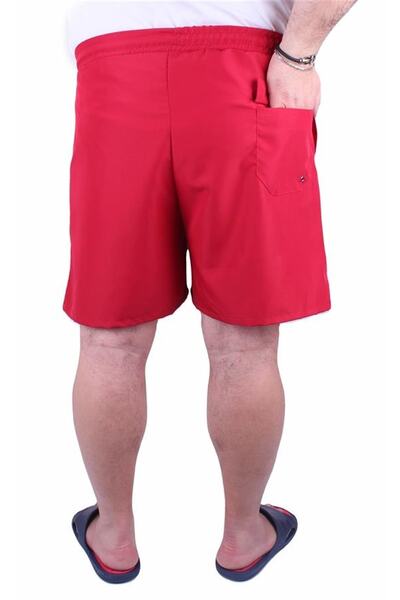 Starbattal Large Size Classic Swim Shorts 23677 Red