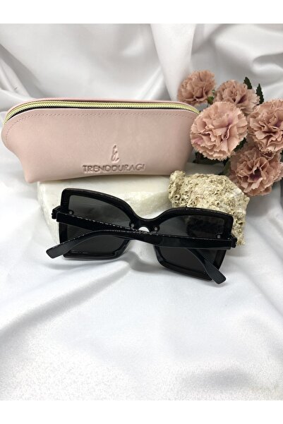 Di Caprio Lundea Cat Eye Vintage Siyah Kadın Güneş Gözlüğü