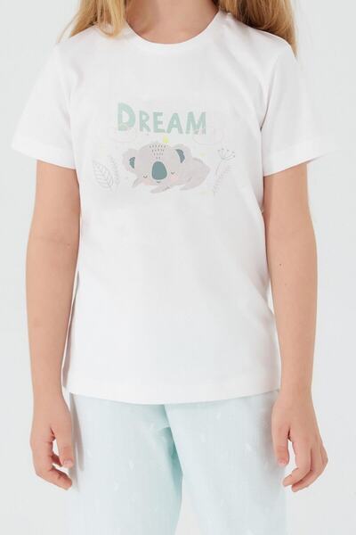 ROLY POLY Set de pijamale cu mânecă scurtă pentru fetiță Rolypoly Koala-muster Salmon