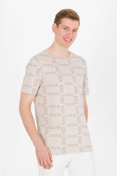 U.S. Polo Assn. Ανδρικό μπλουζάκι με λαιμόκοψη