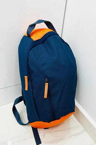 chantacim Orange Navy Blue Sports Backpack