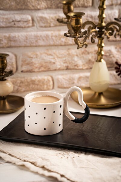 Mene Seramik El Yapımı Seramik Kahve Fincanı, Seramik Kupa, Kulp, Kupa, Mug, ...