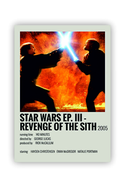 fırsatlar diyarı Star Wars Ep. Iıı-revenge Of The Sith Film Info Card Bilgi K...
