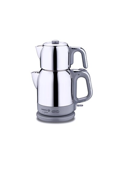 KORKMAZ Stainless Steel Electric Tea Maker 2.6 Lt