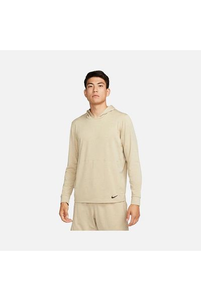 Nike Yoga Dri-fit Restore Training Training Hoodie Men's Beige Sweatshirt Dq4886-072