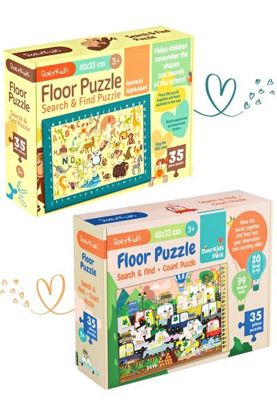 DoerKids Ara Bul Puzzle Seti | 3+ Yaş