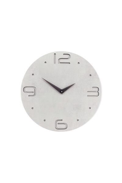 CajuArt Large Modern Wooden Gray Design Home Office Wall Clock