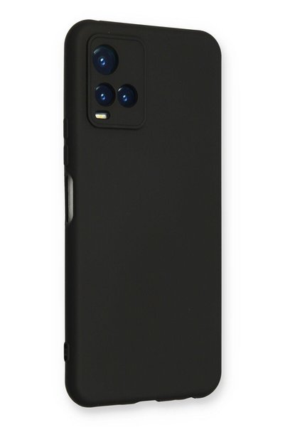 piblue حافظة Vivo Y53s مصنوعة من السيليكون المخملي + واقي شاشة