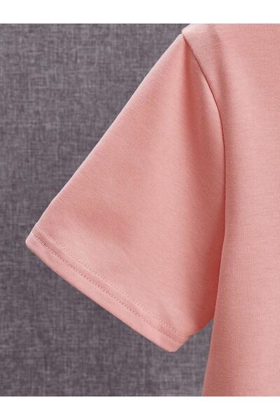 Machetta Kids Remember NASA Atoronaut Printed Oversize Crew Neck Children's T-shirt