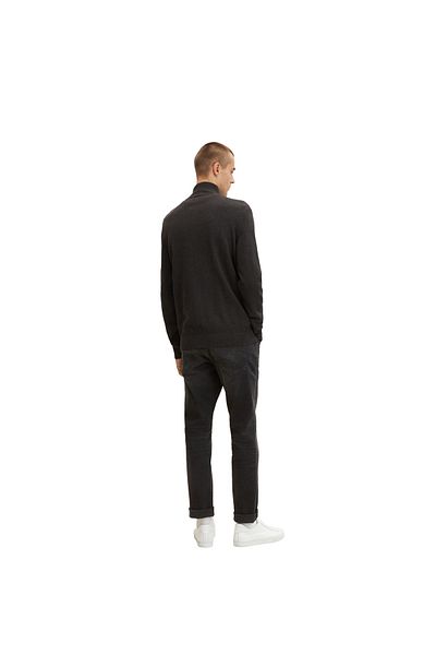 Tom Tailor Jacke Strickjacke mit Stehkragen und seitlichen Eingrifftaschen