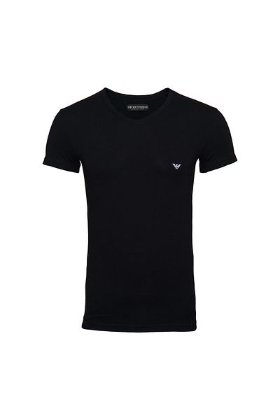 Emporio Armani Shirt T-Shirt mit V-Ausschnitt Kurzarm