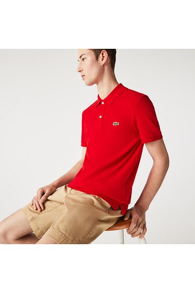 Lacoste Poloshirt - Rot - Slim Fit