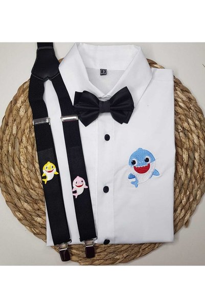 cool partyshop Baby Shark Concept Sling Bow Tie Shirt