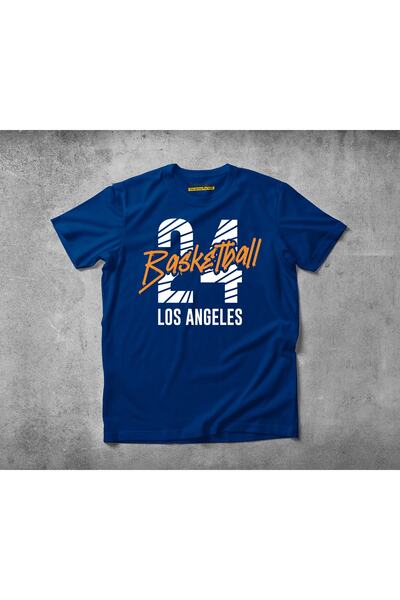 Freeyez Losangles Basketball Unisex Pamuklu Penye T-shirt