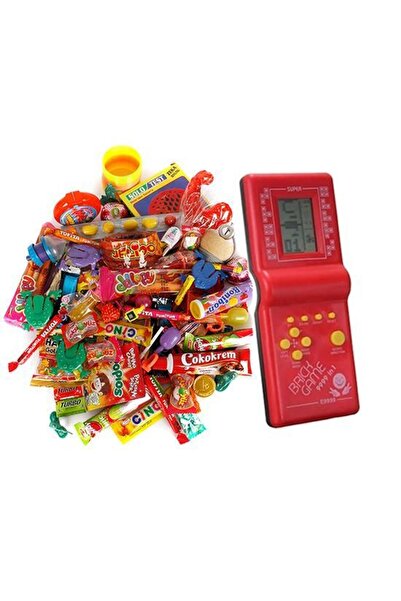 Nostaljik Lezzetler Nostaljik Hediye Kutusu Kırmızı Tetrisli 80'ler 90'lar