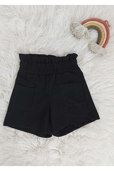 stella kids Κοριτσίστικο μαύρο σορτς