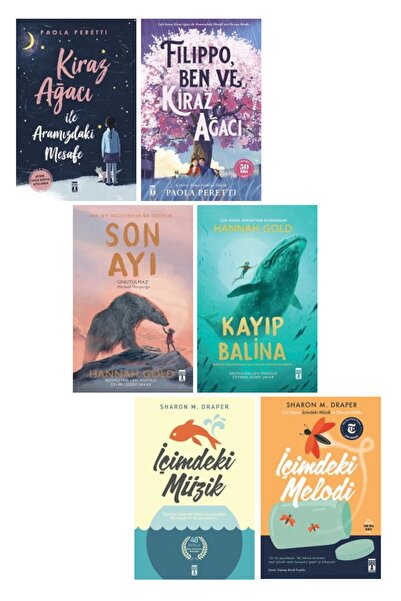 Genç Timaş 3 Seri 6 Kitap Set - Içimdeki Müzik - Kiraz Ağacı - Son Ayı Serileri