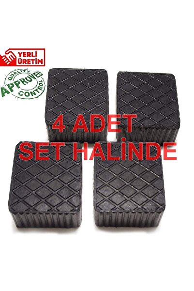 trimex Kauçuk Lift Takozu 160x120 Yükseklik 60mm 4 Adet