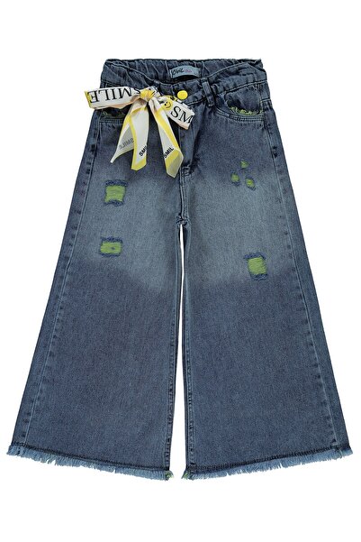 Civil Girls بنطال جينز بناتي باللون الأزرق الجليدي - 10-13 سنة