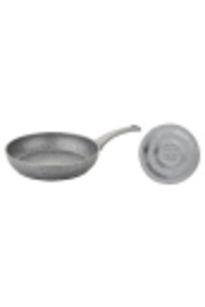 OMS PASLANMAZ 3210 One Piece Bio Granite 30x6 Cm - 3.35 Liter Pan Gray