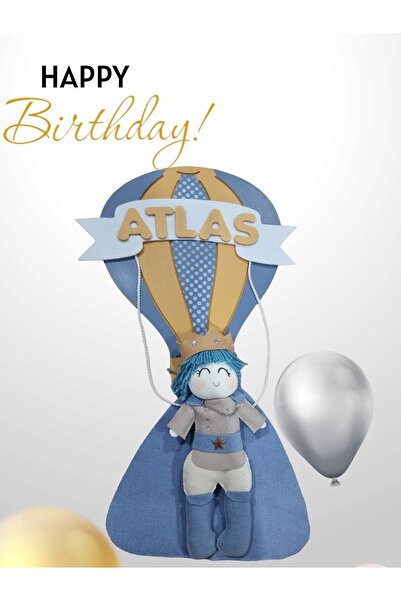 Lotus Prens Bebek Erkek Bebek Kapı Süsü Erkek Çocuk Kapı Süsü Hastane Çıkışı El Yapımı Bebek Kapı Sü