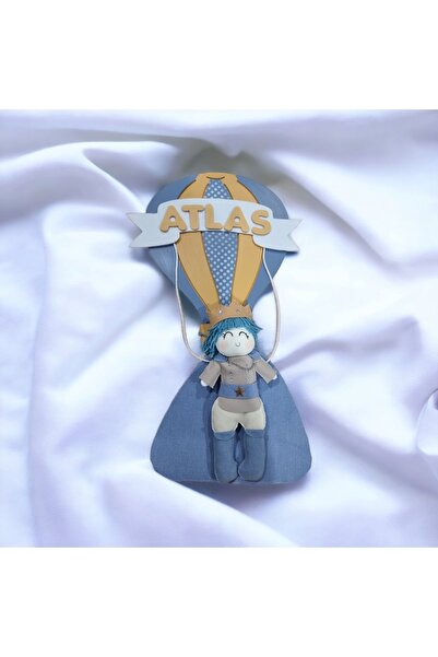 Lotus Prens Bebek Erkek Bebek Kapı Süsü Erkek Çocuk Kapı Süsü Hastane Çıkışı El Yapımı Bebek Kapı Sü