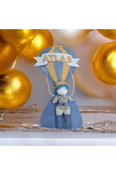 Lotus Prens Bebek Erkek Bebek Kapı Süsü Erkek Çocuk Kapı Süsü Hastane Çıkışı El Yapımı Bebek Kapı Sü