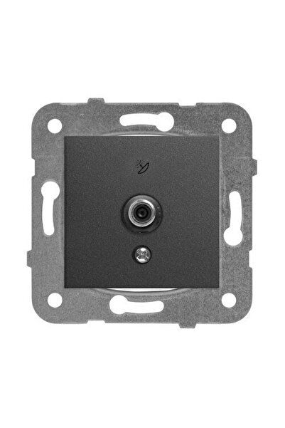 VİKO Artline Novella Füme Uydu Prizi F Konnektörlü Sonlu Çerçevesiz 92605497