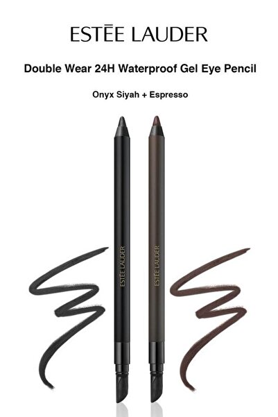 Estee Lauder Double Wear Suya Dayanıklı Göz Kalemi Seti Onyx Black-espresso