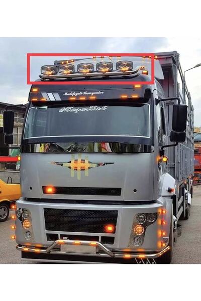 Karadeniztırmarket Ford Cargo Üst Boru & 5 Adet Sis Lambası