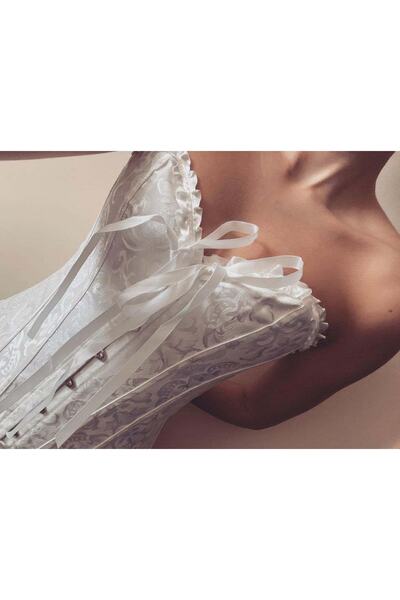 ZEKAS FASHION Gothic Style Corset - Panties Set