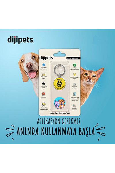 MVG Store Dijipet Paw Friendly Smart Leash Digital Imprint and Location Information (End to Give a Loss)