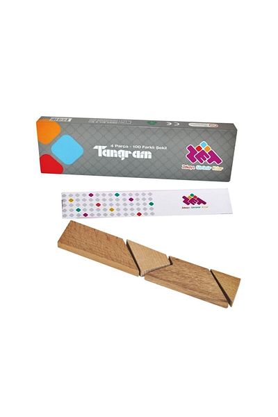 Boldy T-Tangram Brain Teaser Tangram Training Game Wooden Brain Teaser Kids Training Game Entertainment Game