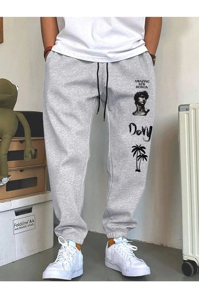 MYDARKSTYLE Printed Unisex Oversize Sweatpants