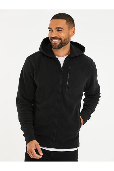 Threadbare Softshell & Fleece - Schwarz - Regular Fit
