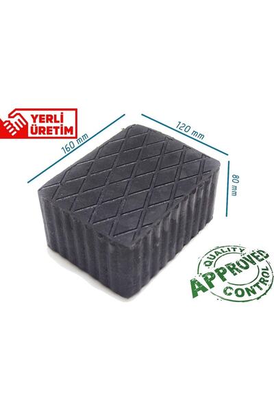 trimex Kauçuk Lift Takozu 160x120 Yükseklik 80 Mm