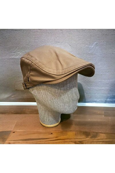 salarticaret Kahverengi Kasket Şapka Yazlık Pamuklu Ürün