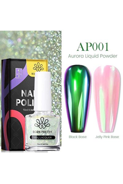 Born Pretty 10ml Aurora Crome Lıquıd Powder (sıvı Krom Ayna Inci Tozu )